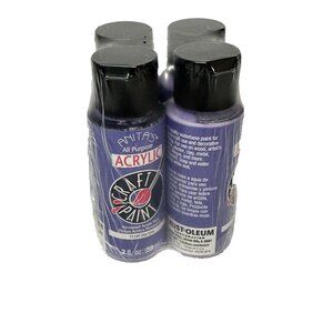 ANITAS ACRYLIC PAINT 4 pack ALL PURPOSE craft paint COLOR IRIS PURPLE